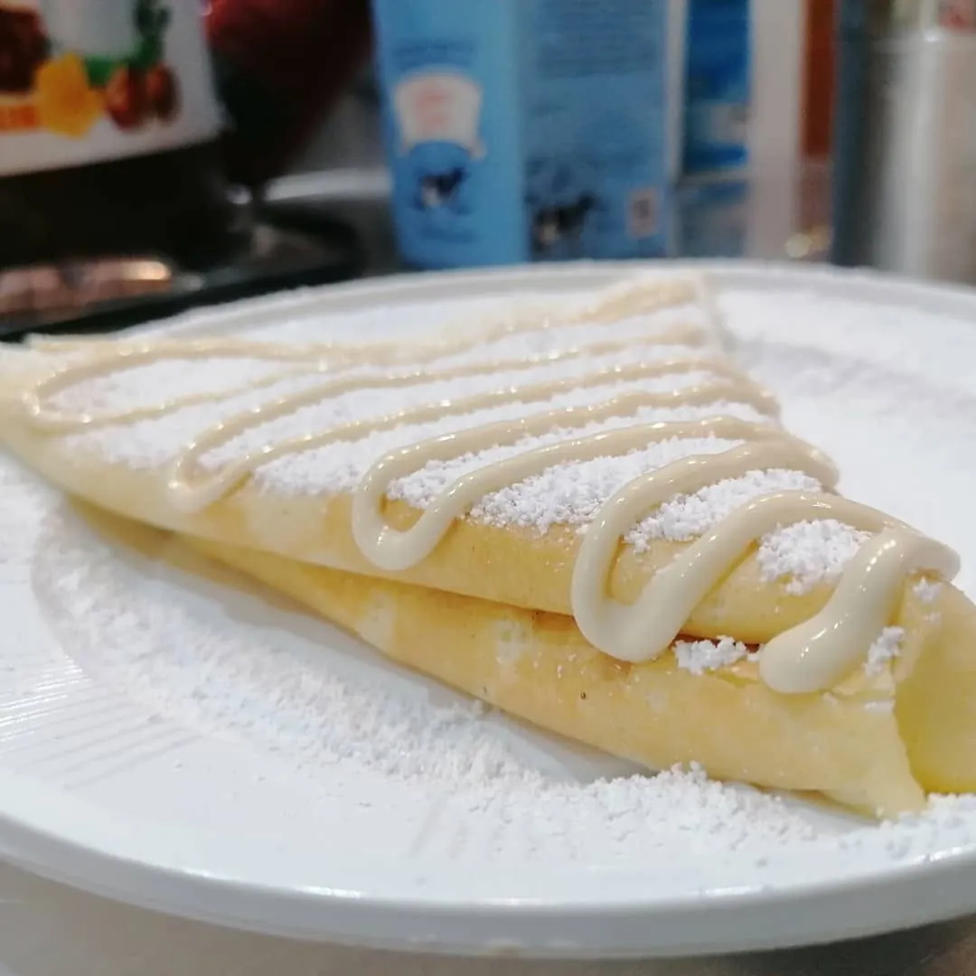 Crêpe al cioccolato bianco